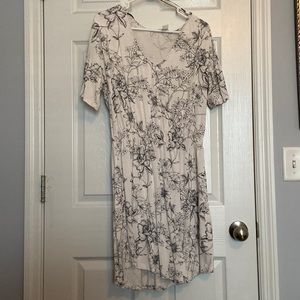 Black and white dress